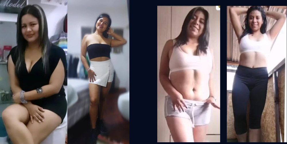 Andrea y Verónica, antes y después